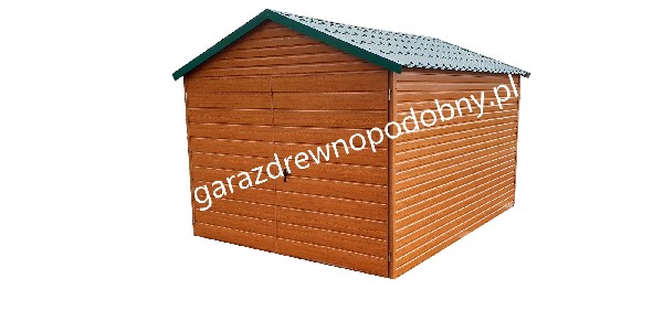 Garaż Blaszany Drewnopodobny 3x5